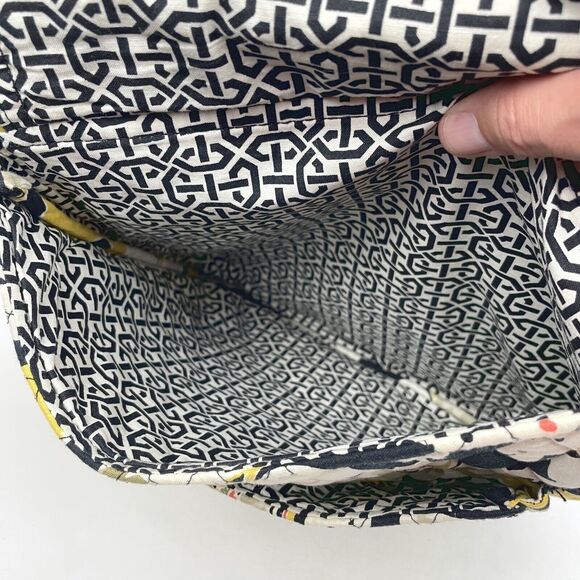 Vera Bradley Hipster Mailbag Crossbody Bag Purse & Zip Around Wallet DOGWOOD - Picture 4 of 16